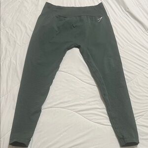 Gymshark Deep Green Performance Leggings